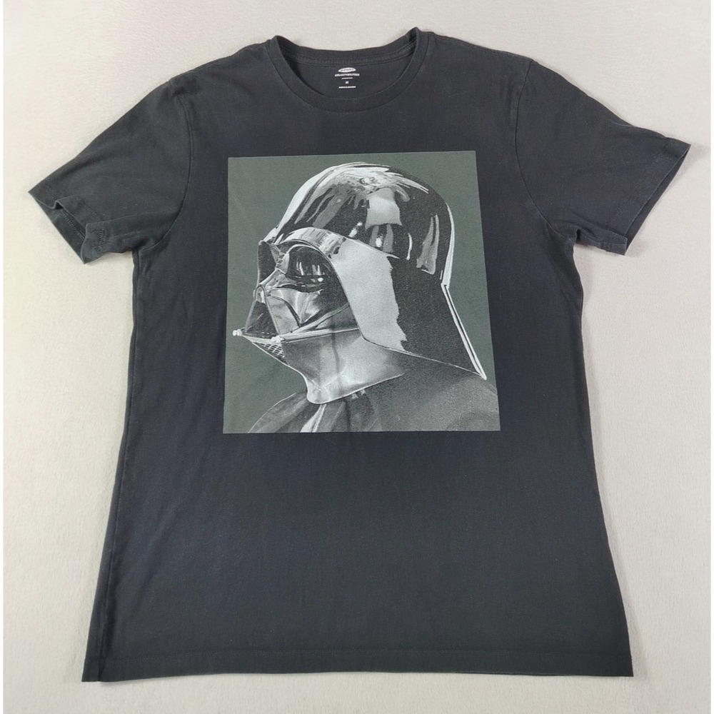 Old Navy Star Wars Darth Vader Shirt Mens Medium Black‎ Graphic Tee Movie